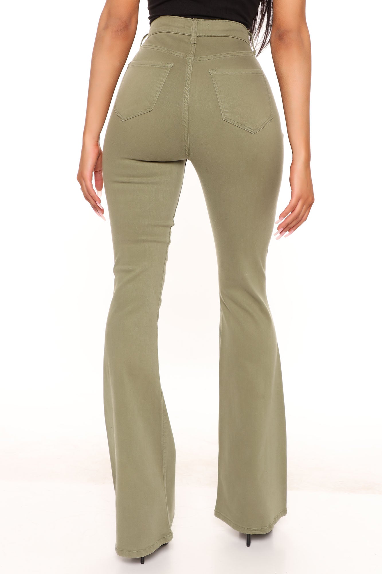 Deep In My Soul Flare Jeans - Olive Ins Street