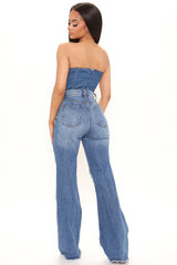 Looking For Trouble Ripped Jeans - Medium Blue Wash Ins Street