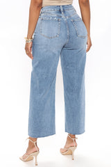Watch Me Go Premium Stretch Jeans - Medium Blue Wash Ins Street