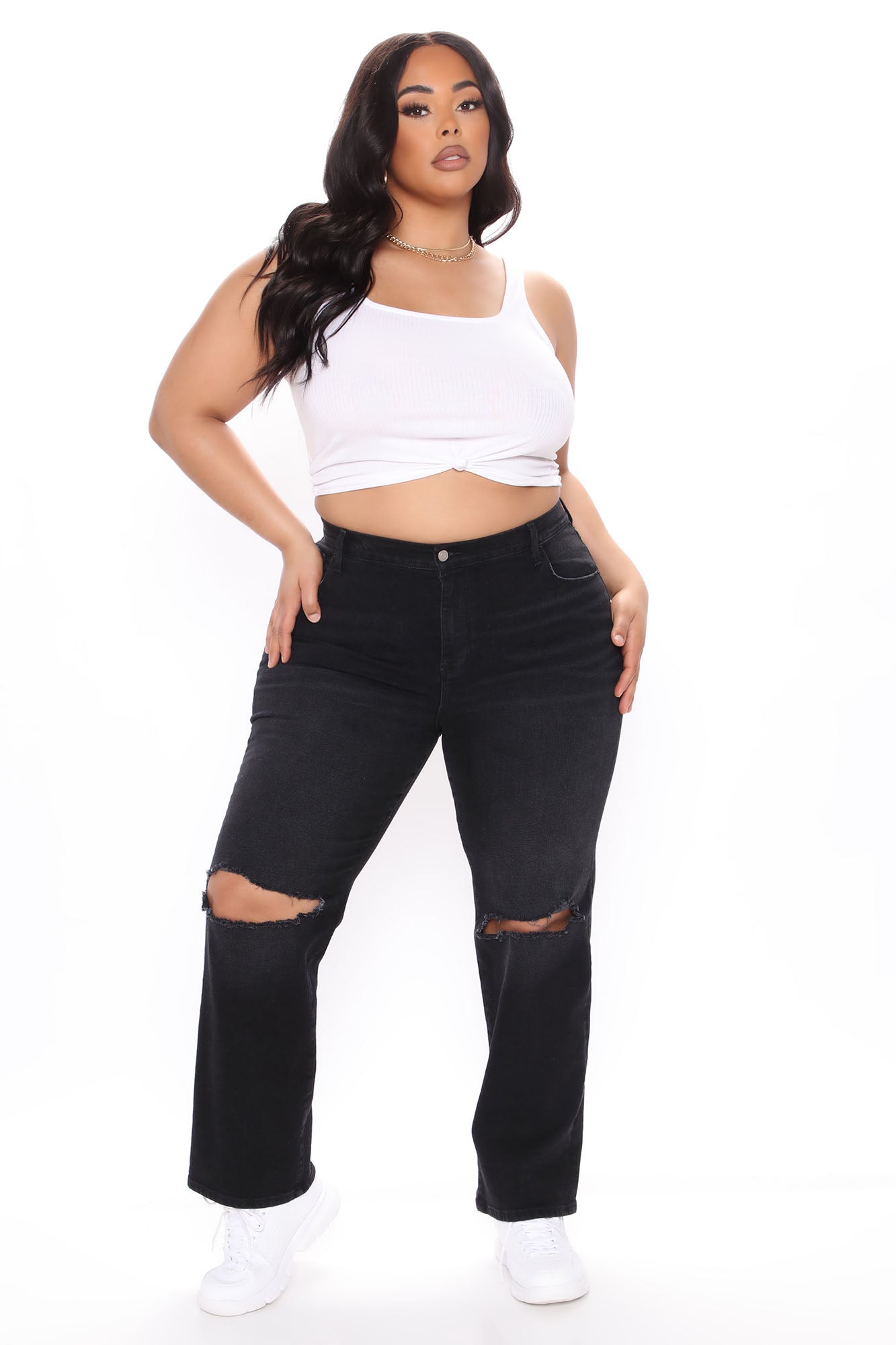 You Need To Relax Straight Leg Jeans - Black Ins Street