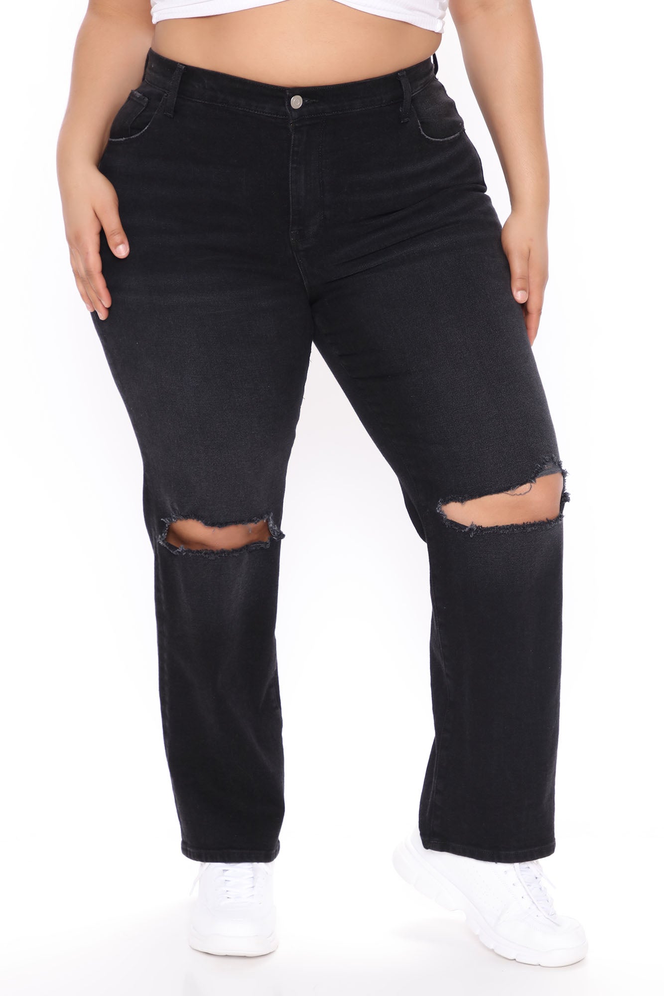 You Need To Relax Straight Leg Jeans - Black Ins Street
