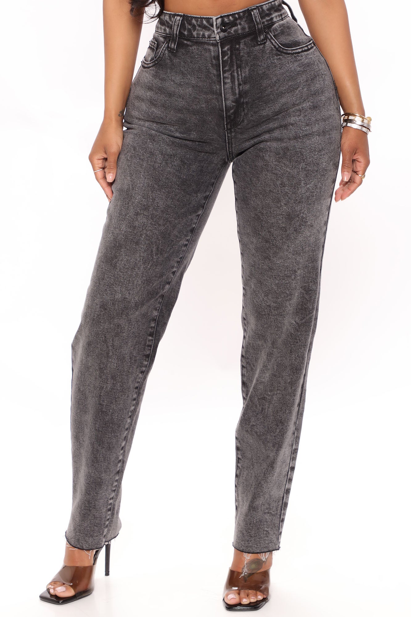 Took Him By Surprise Slim Fit Boyfriend Jeans - Black Ins Street