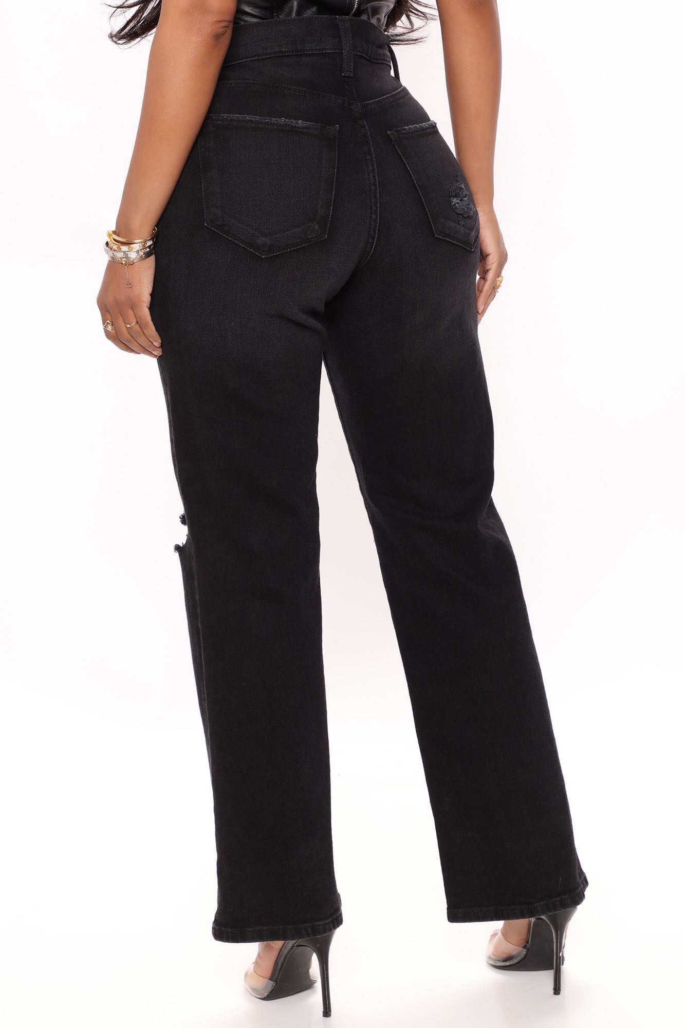 You Need To Relax Straight Leg Jeans - Black Ins Street