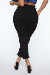Cara Distressed Boyfriend Jeans - Black Ins Street