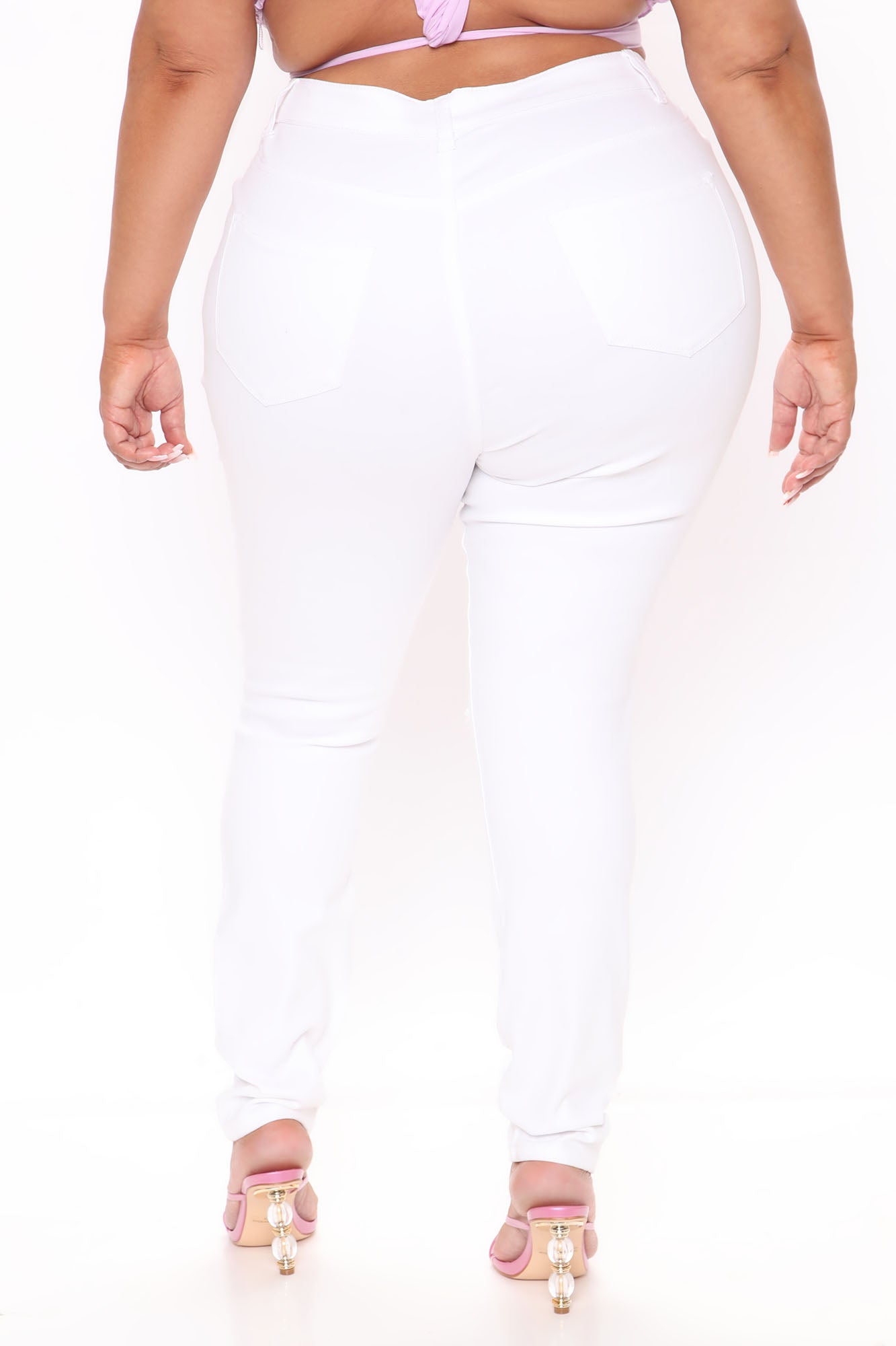 Say Yes To Distress Jeans - White Ins Street