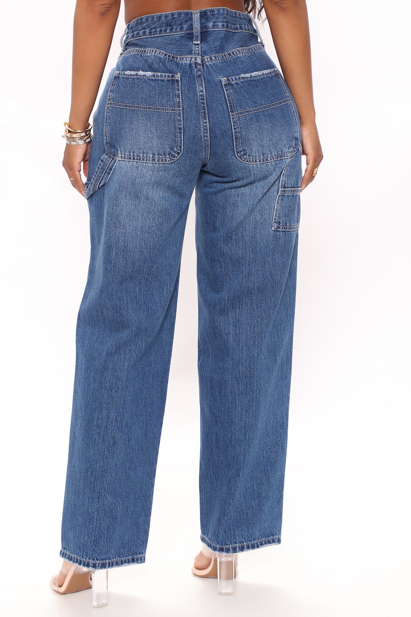 Cali Callin Carpenter Jeans - Medium Blue Wash Ins Street