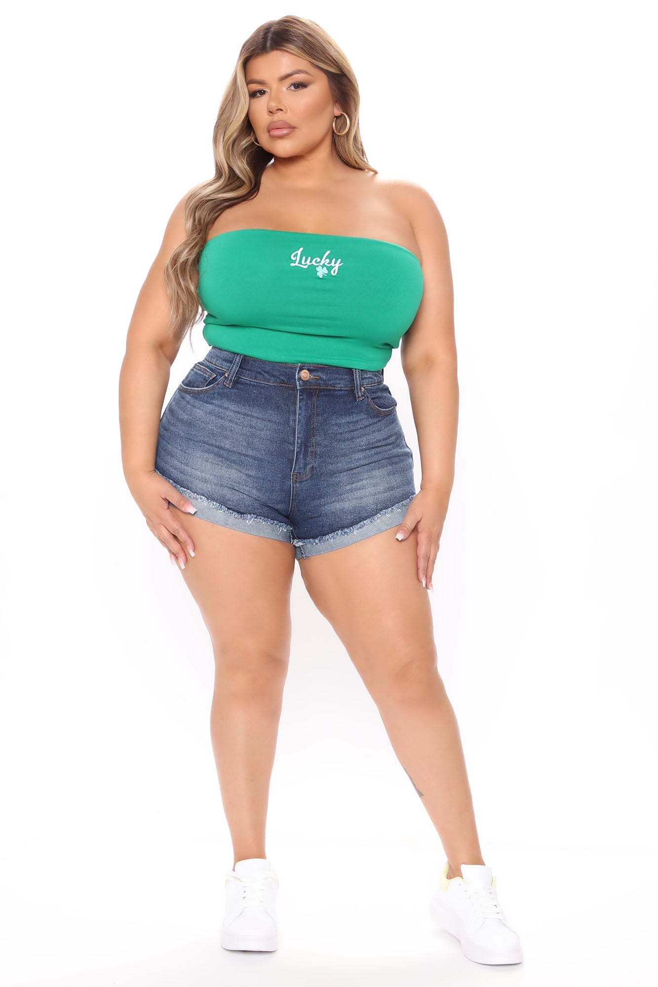 Simply Perfection Super High Rise Denim Shorts - Dark Wash Ins Street