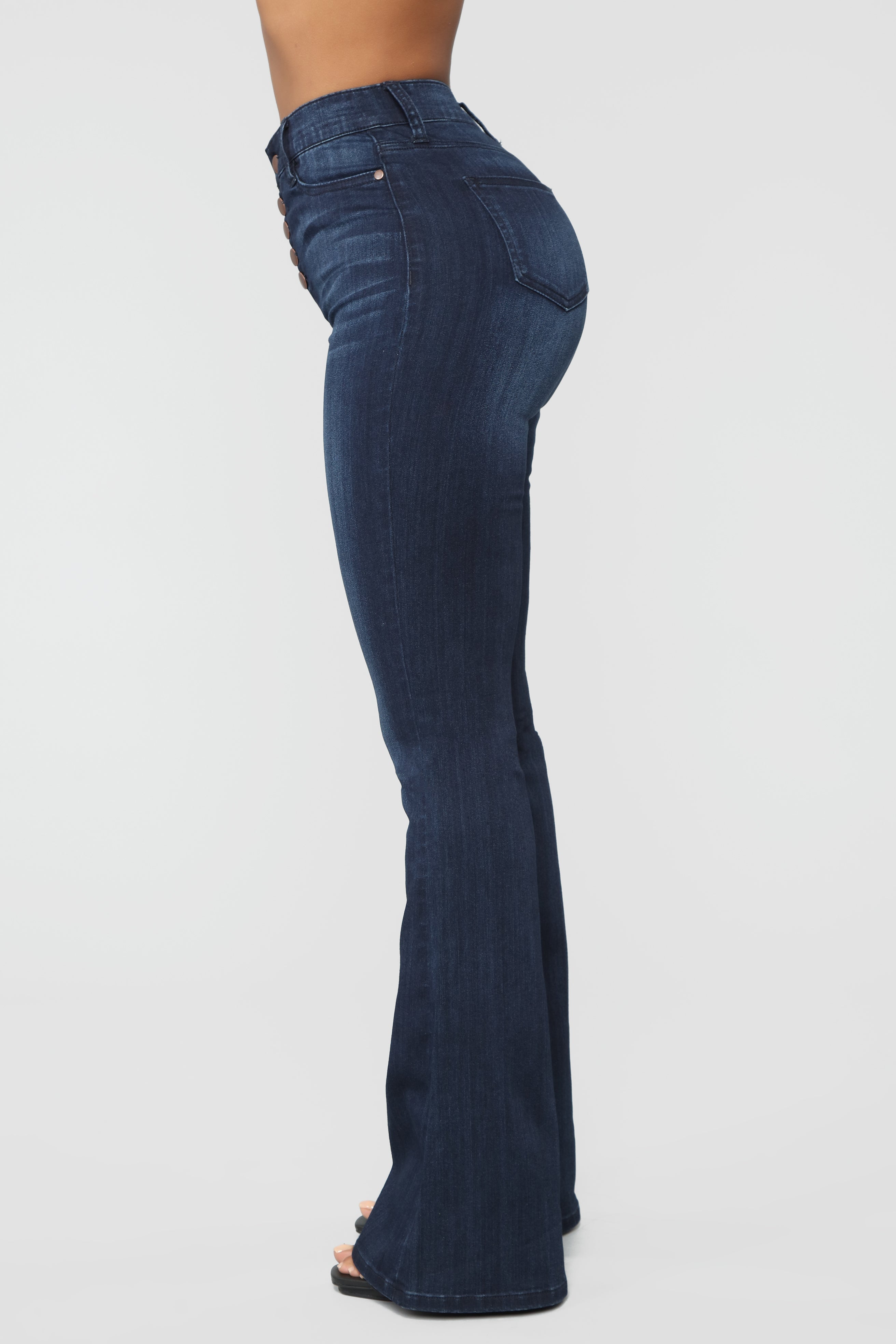 All Flared Up Jean - Dark Denim Ins Street