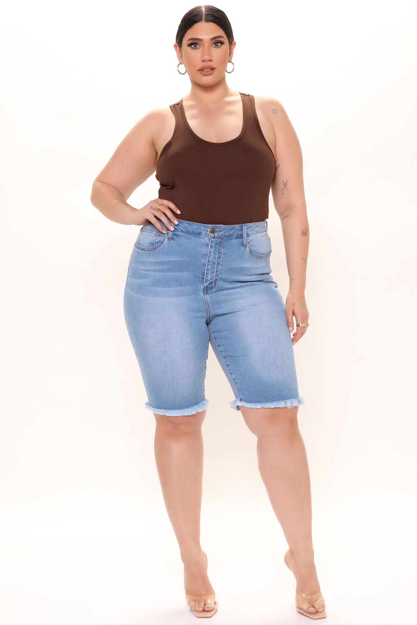 Sunday Blues Bermuda Shorts - Light Blue Wash Ins Street