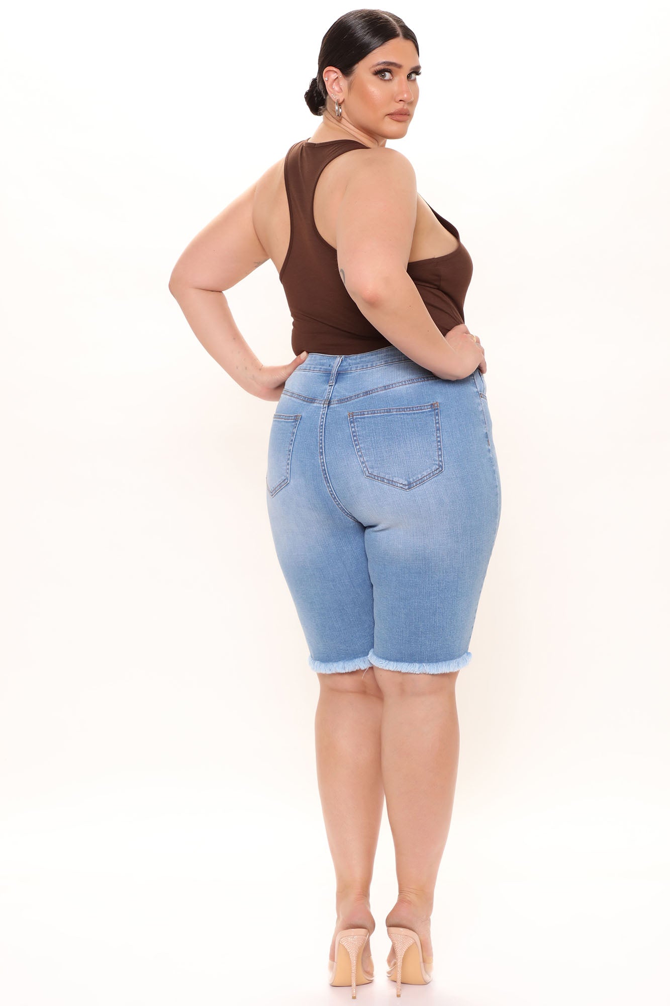 Sunday Blues Bermuda Shorts - Light Blue Wash Ins Street