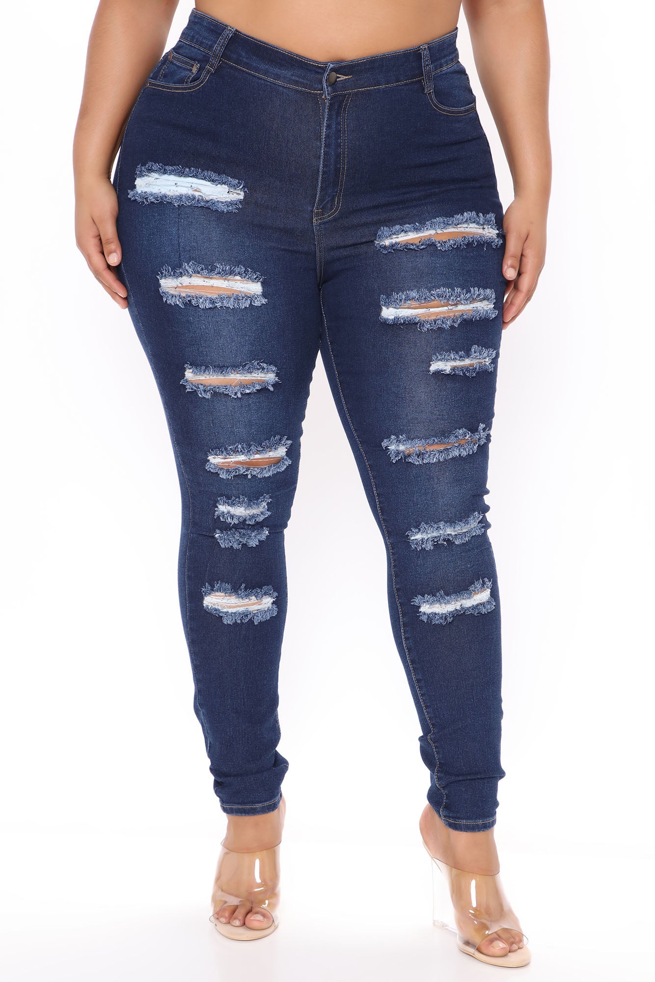 Hug So Tight Jeans - Dark Wash Ins Street