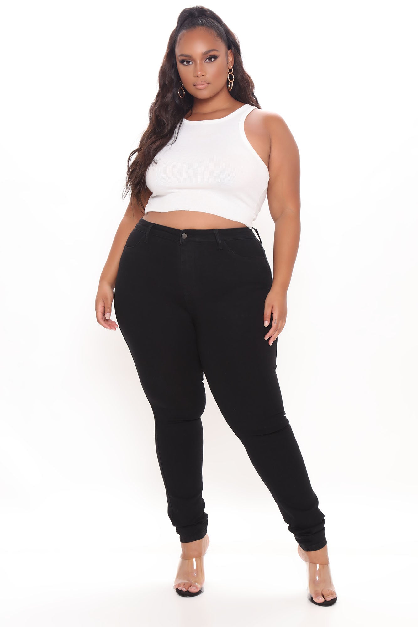 Classic Beauty Skinny Jeans - Black Ins Street