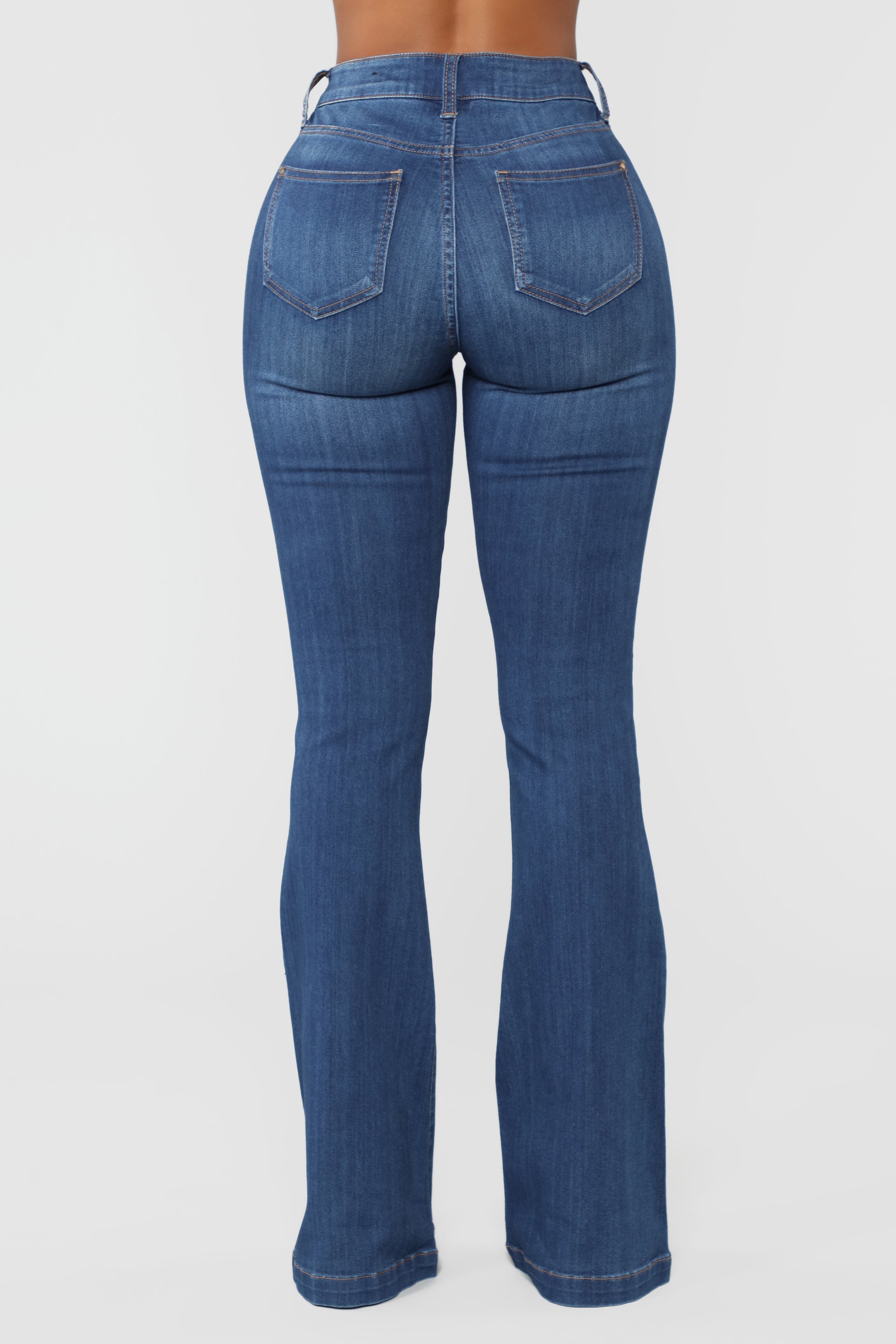 Wash Away Flare Jean - Dark Denim Ins Street