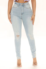 Kaitlyn Sculpting Skinny Jeans - Bleach Blue Wash Ins Street
