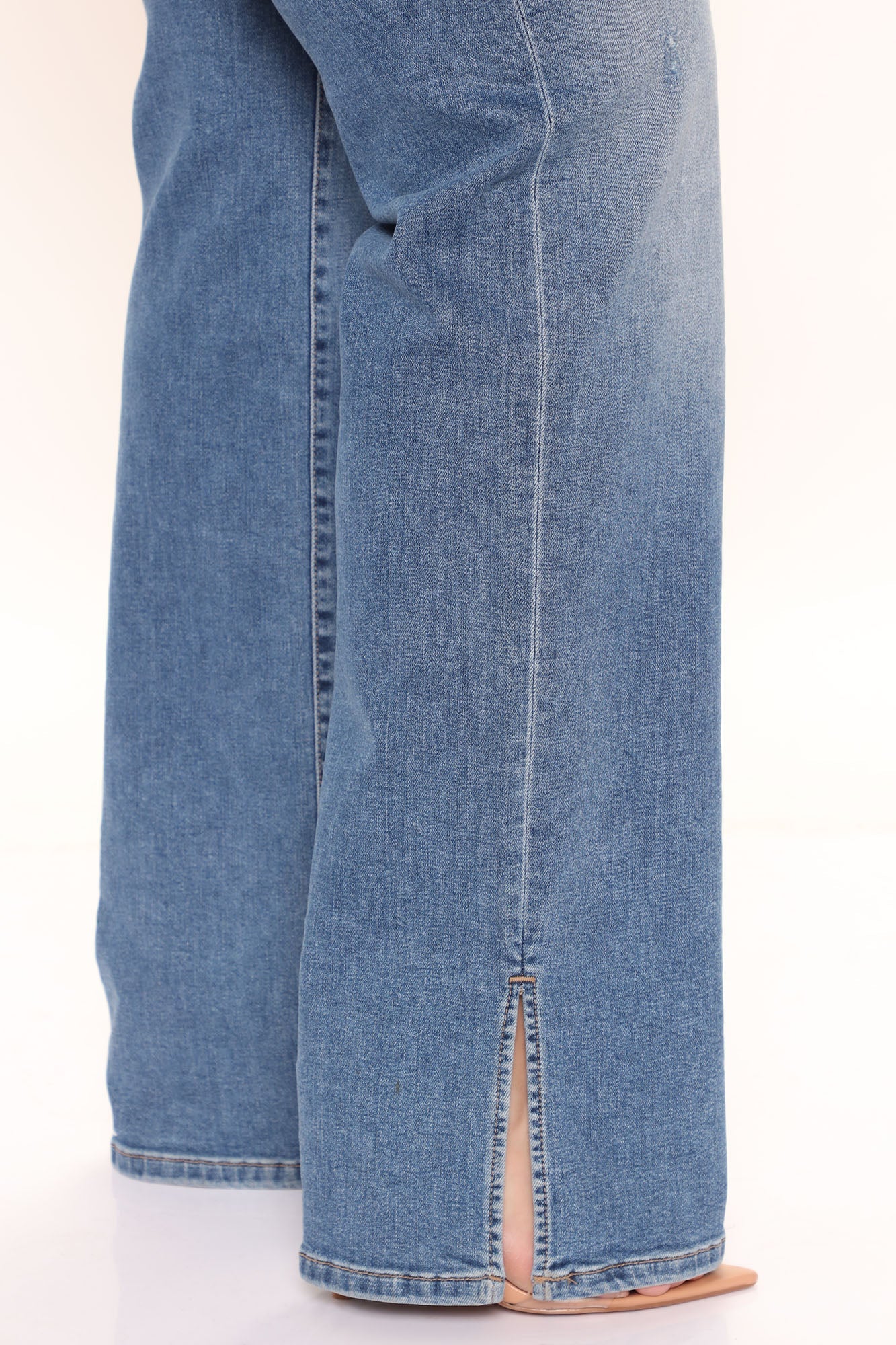 Tall Killing 'Em Softly Side Split Jean - Medium Blue Wash Ins Street