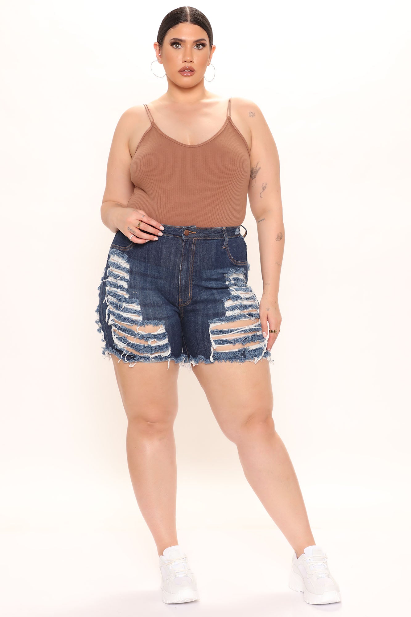 Going To Extremes Bermudas - Dark Wash Ins Street