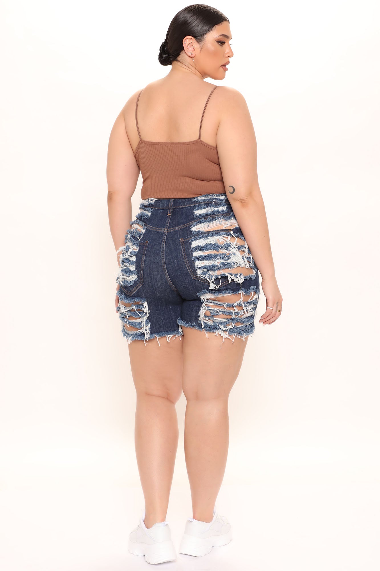 Going To Extremes Bermudas - Dark Wash Ins Street