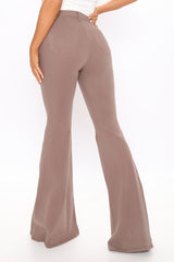 Tall Santorini Super Stretch Flare Jeans - Mocha Ins Street