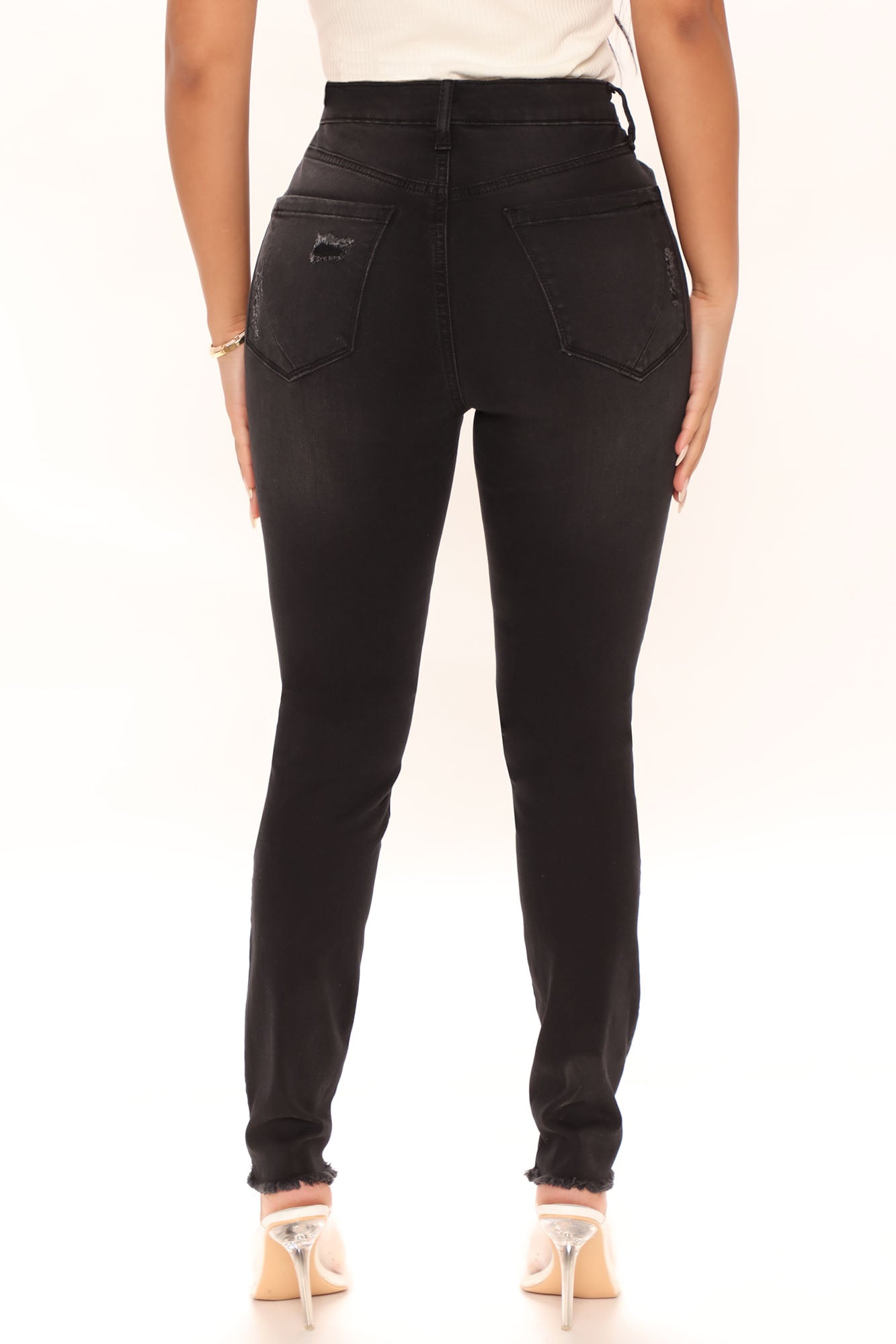 Kaitlyn Sculpting Skinny Jeans - Black Ins Street