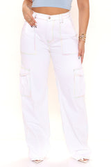 Give Me A Pride Break Cargo Carpenter Jeans - White Ins Street