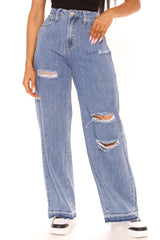 Laurel Canyon Cropped Release Hem Jeans - Medium Wash Ins Street