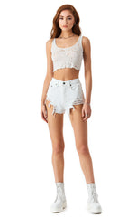 TITANIA STARLITE DENIM SHORT CARMAR