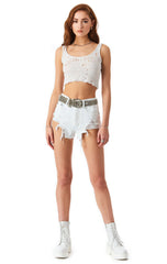 TITANIA STARLITE DENIM SHORT CARMAR