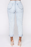 I Got It From My Mama Jeans - Light Blue Wash Ins Street