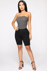 Lift Me Up Bermuda Shorts - Black Ins Street