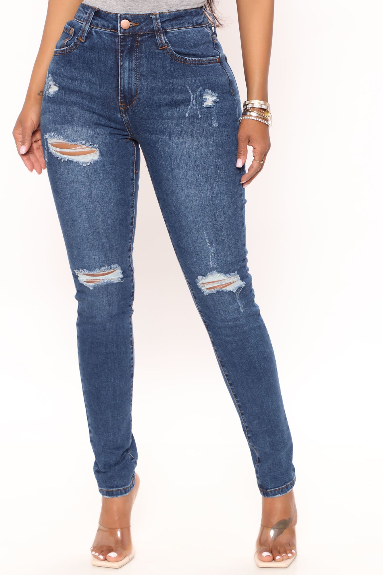 Hannah High Rise Jeans - Dark Denim Ins Street