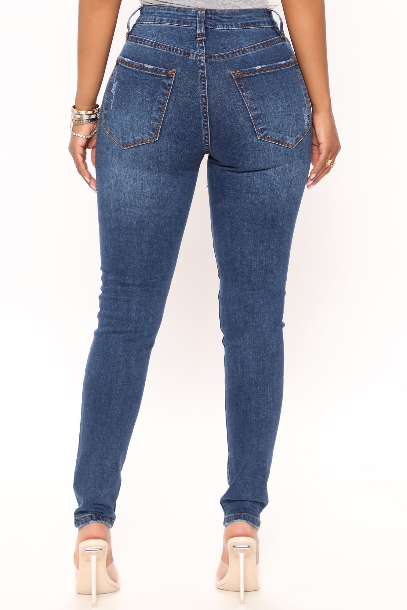 Hannah High Rise Jeans - Dark Denim Ins Street