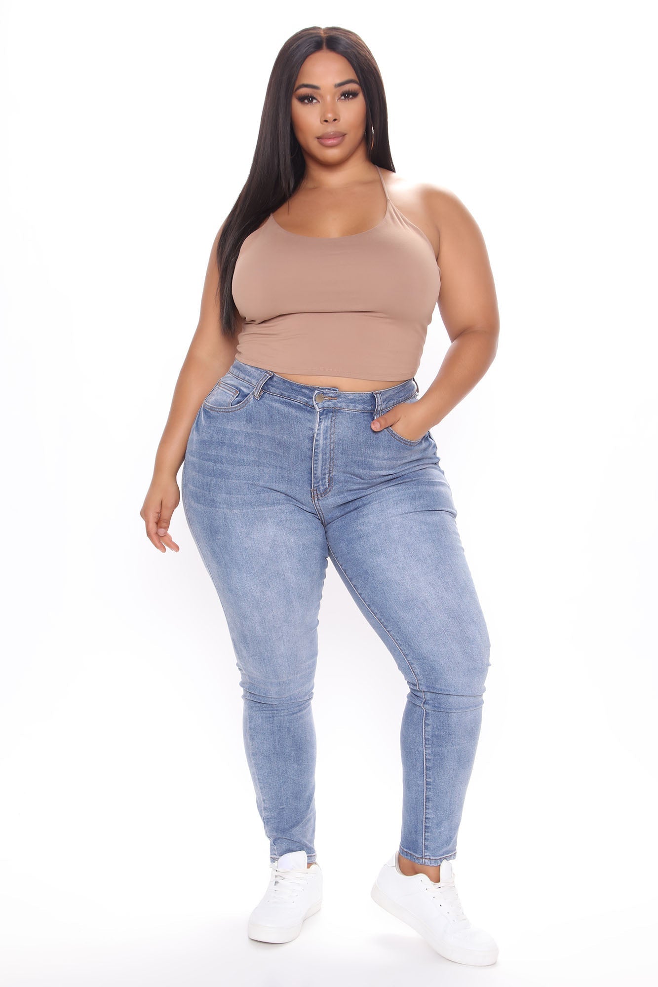 Save The Turtles High Rise Skinny Jeans - Light Wash Ins Street