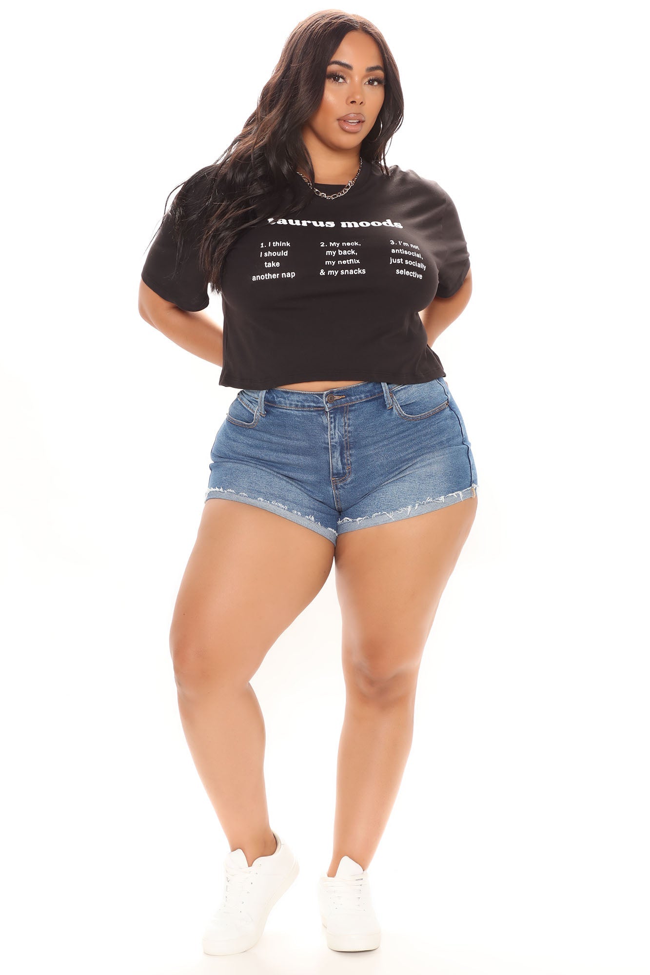What A Throwback Cheeky Stretch Denim Shorts - Dark Wash Ins Street