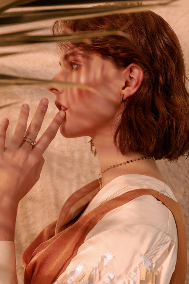 Cubic Zirconia Cross Ring Ins Street