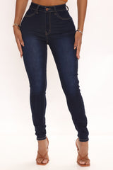 Laguna High Rise Super Stretch Skinny Jeans - Dark Wash Ins Street