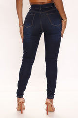 Laguna High Rise Super Stretch Skinny Jeans - Dark Wash Ins Street