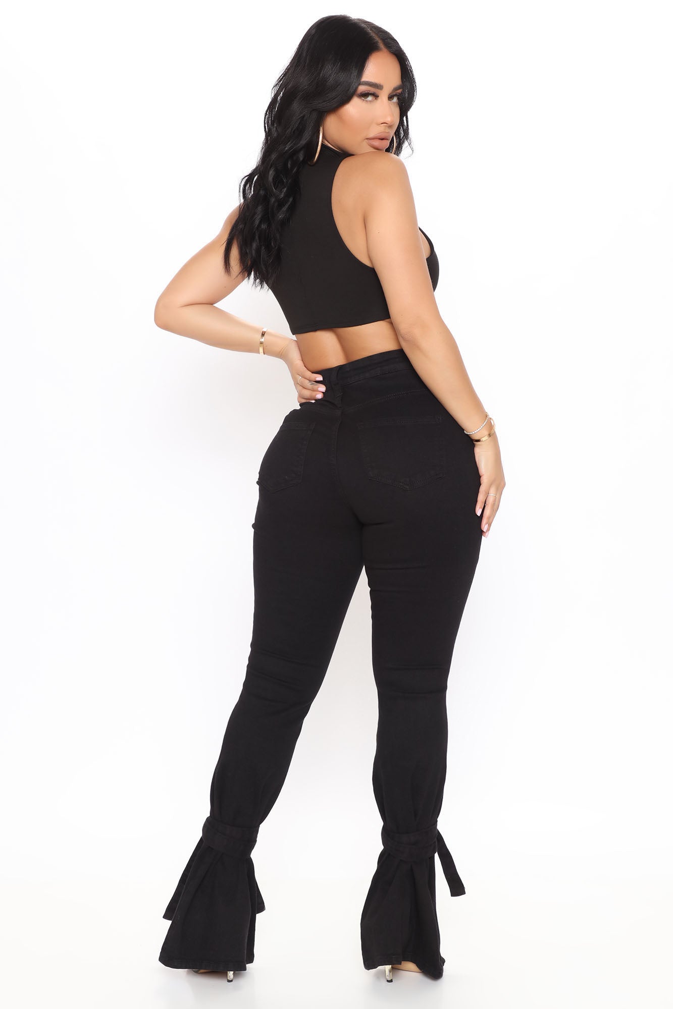 Tied To Let Ya Know Ripped Jeans - Black Ins Street