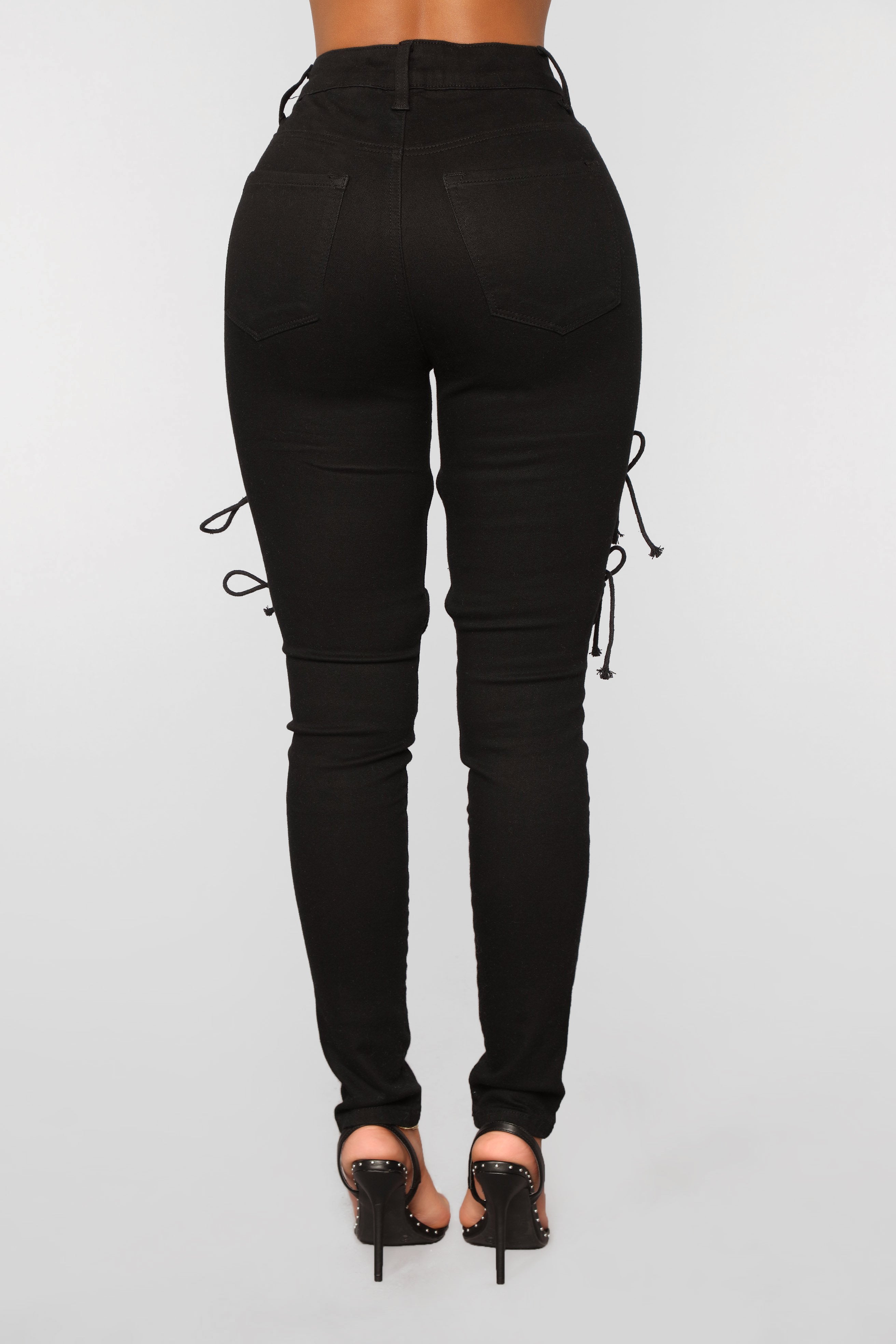 See Ya On The Flip Side Skinny Jeans - Black – InsStreet