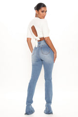Tall Killing 'Em Kindly High Rise Jeans - Medium Blue Wash Ins Street