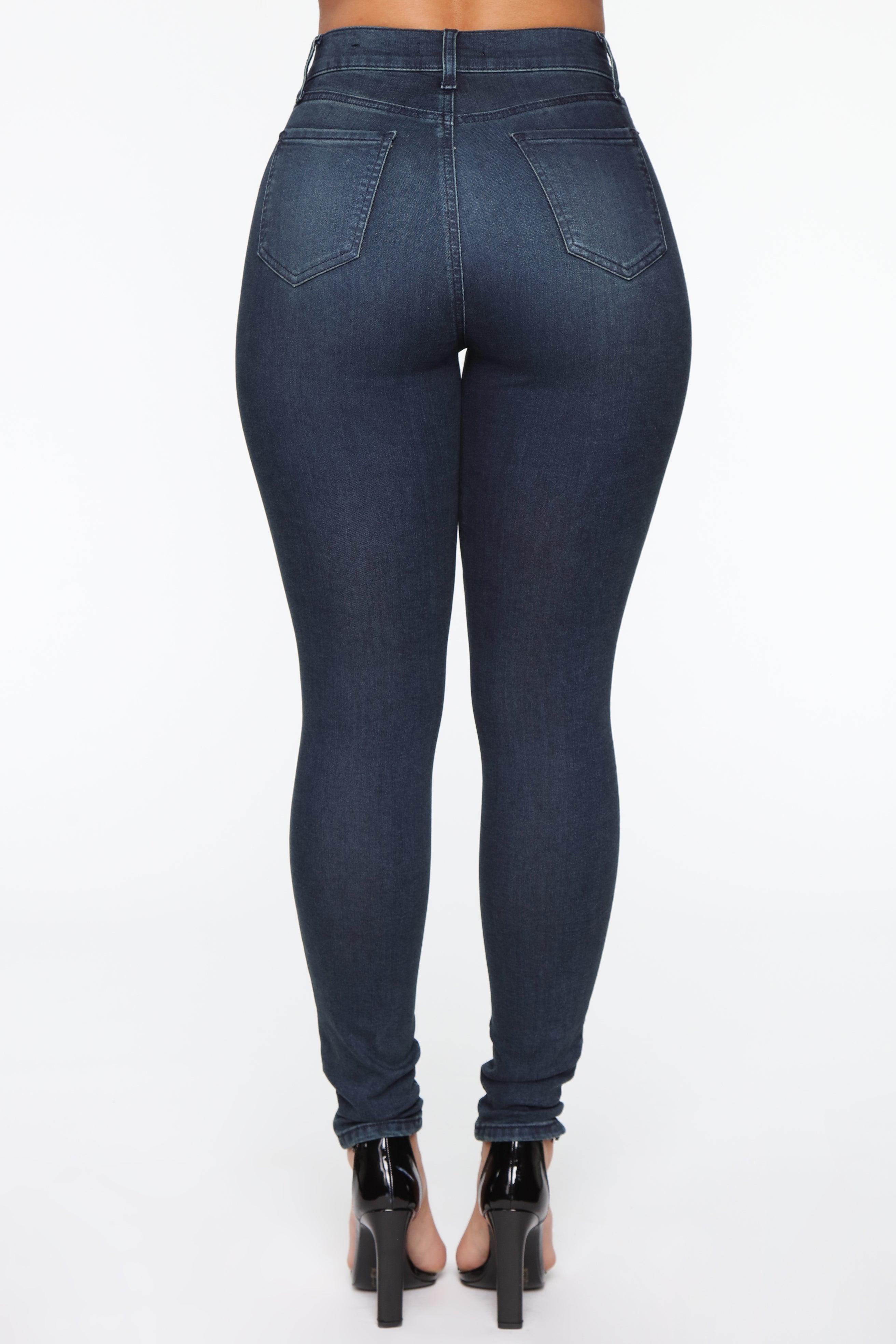 Flex Game Strong High Rise Skinny Jeans - Dark Tint Ins Street