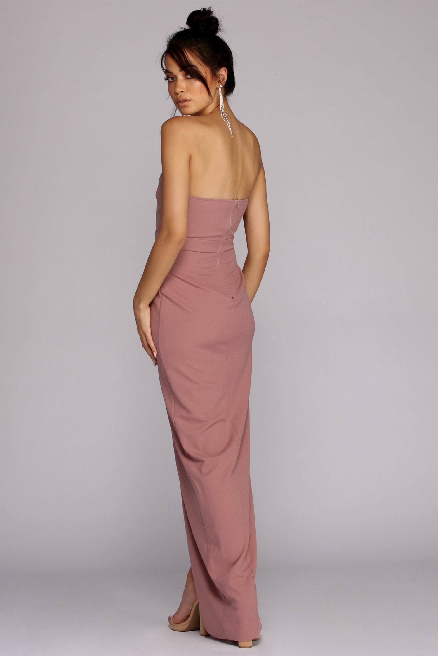 Serena Strapless Wrap Gown Ins Street