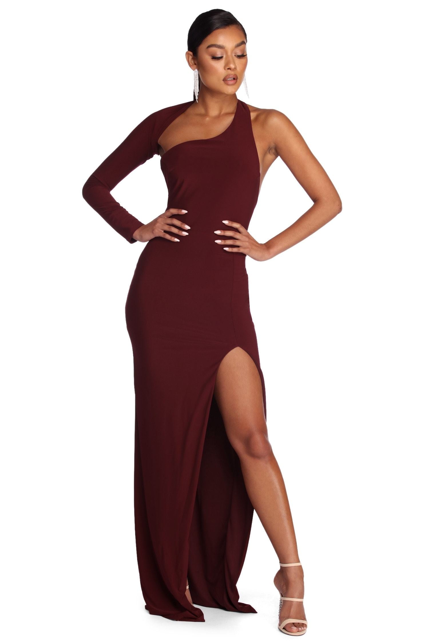 Sienna Formal One Shoulder Dress Ins Street