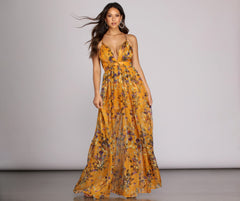 Leanna My Sunshine Floral Dress Ins Street