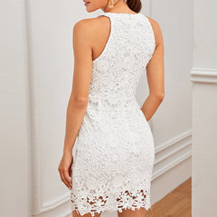 Beyond Words Lace Dress - White InsStreet