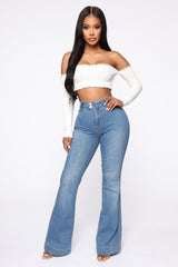 Paige High Rise Flare Jean - LightBlueWash Ins Street