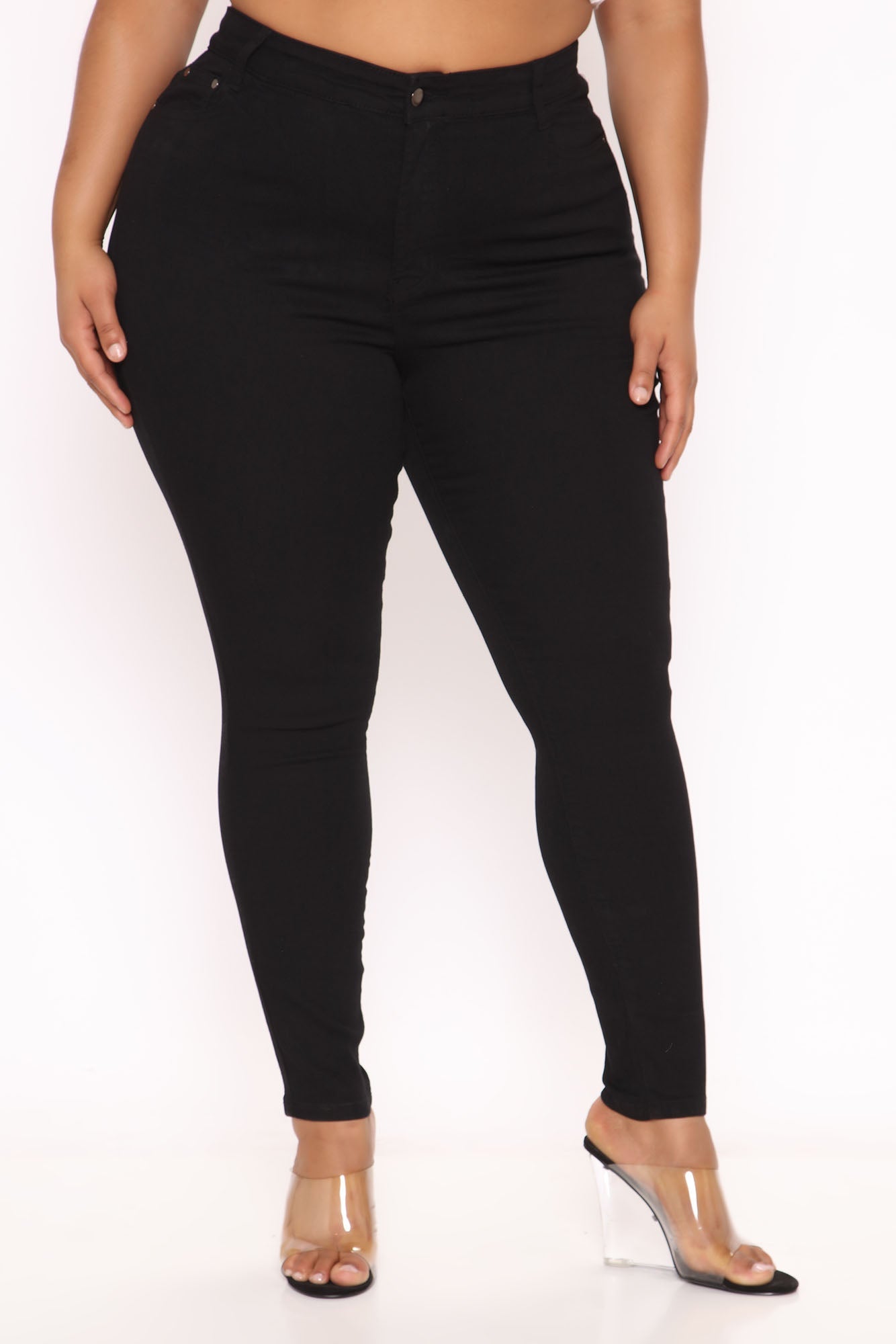 Kahula Skinny Jeans - Black Ins Street