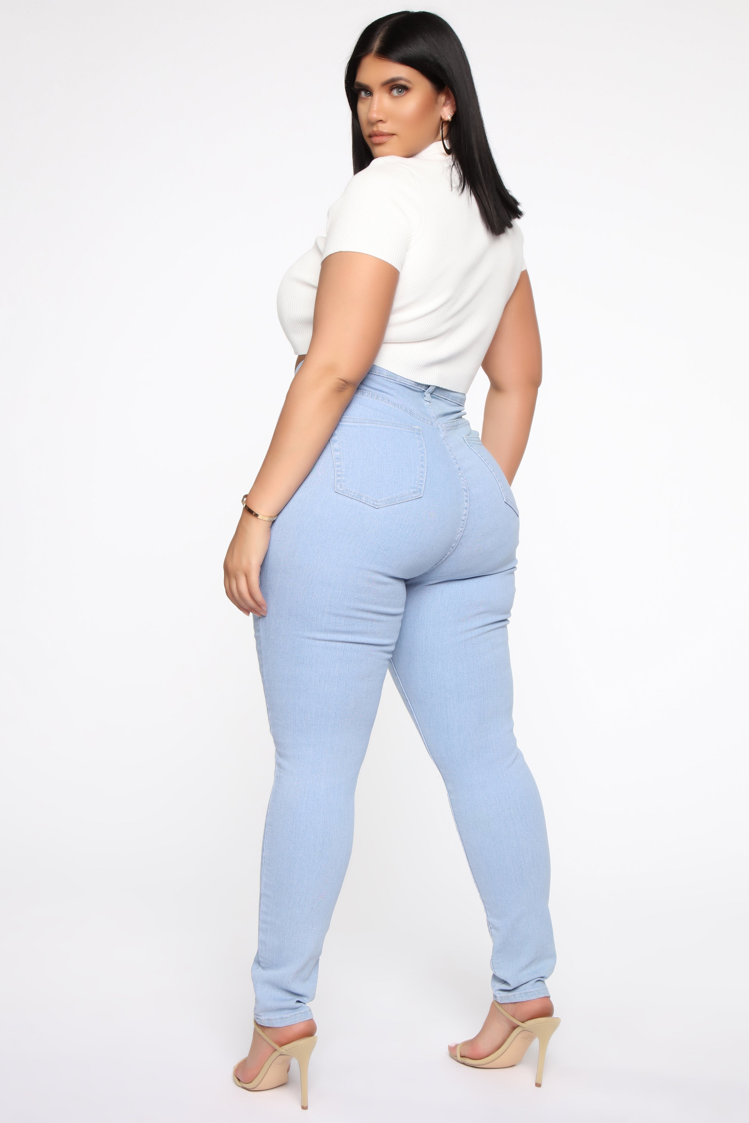 Do My Dance High Waist Jeans - Light Ins Street