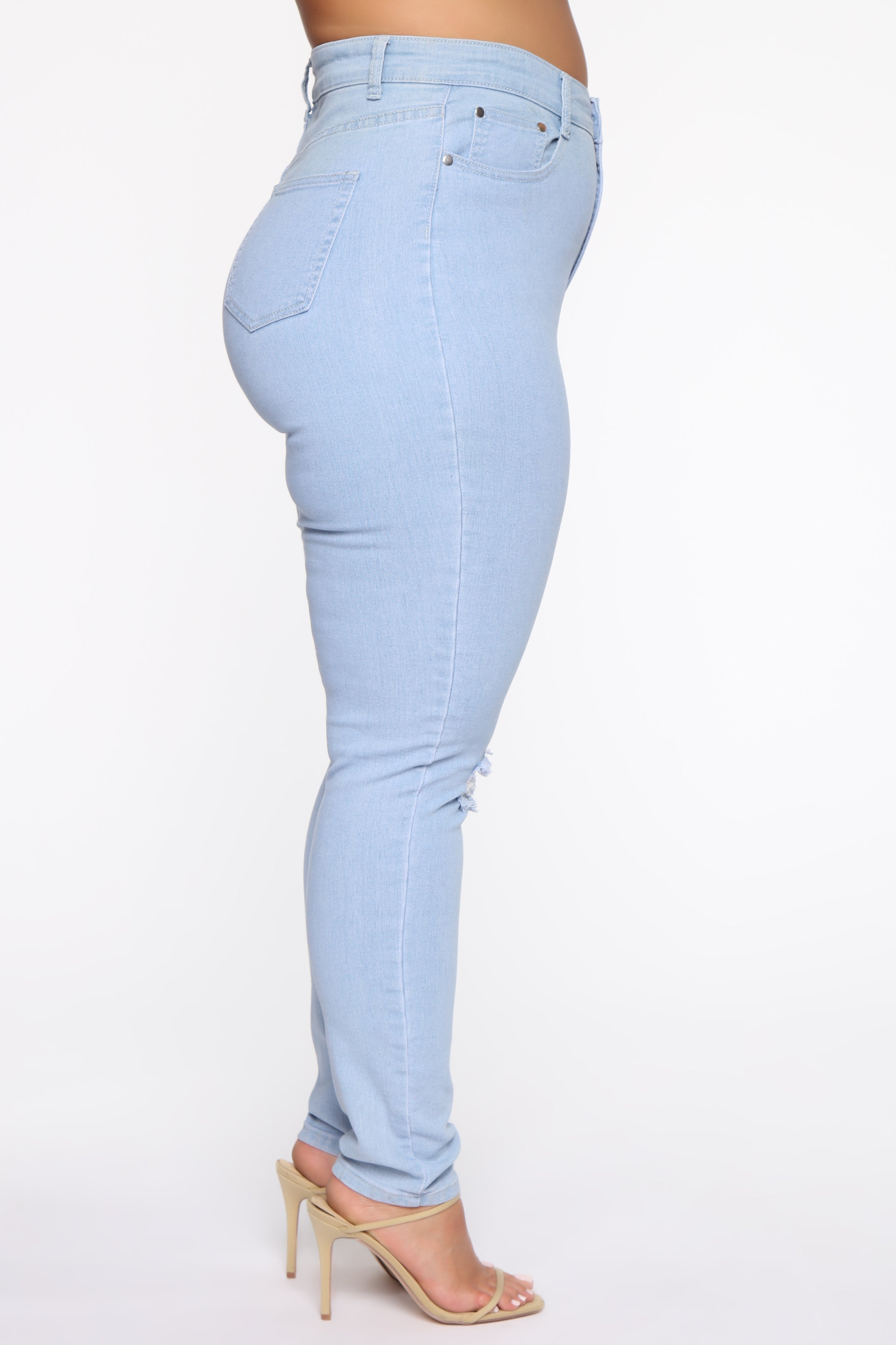 Do My Dance High Waist Jeans - Light Ins Street