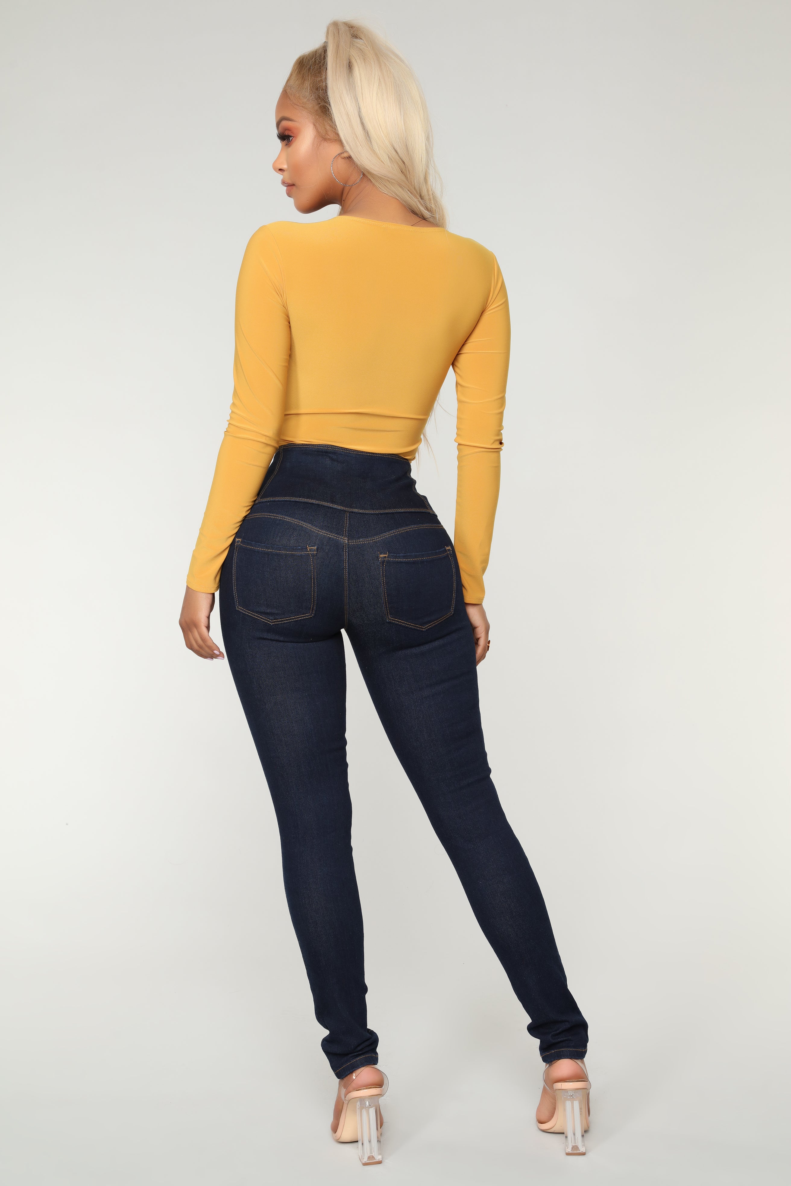 Shut It Down Skinny Jeans - Dark Wash Ins Street