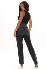 90's Energy Straight Leg Jeans - Black Ins Street